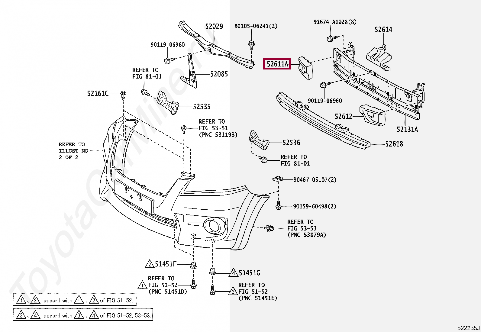 ABSORBER, FRONT BUMPER ENERGY, RH ABSORBER, FRONT BUMPER ENERGY, RH 5261142020
