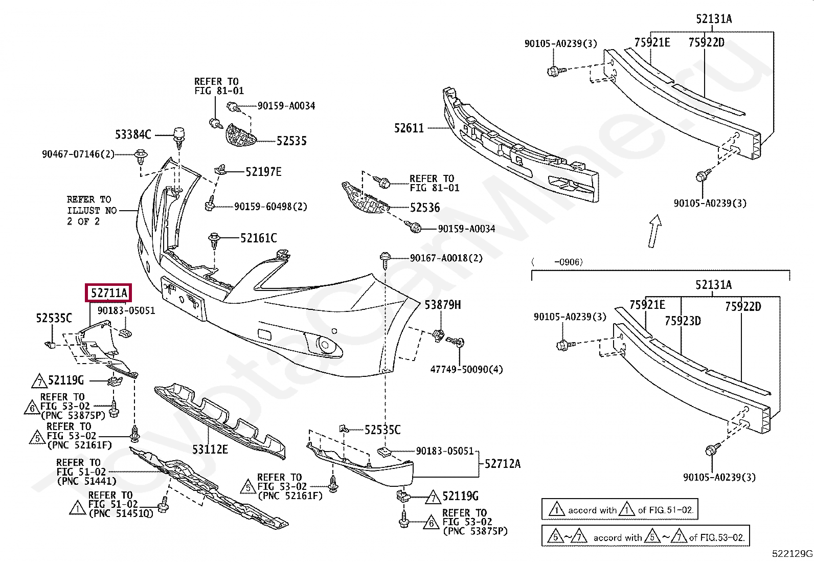 GARNISH, FRONT BUMPER GARNISH, FRONT BUMPER 527110E060