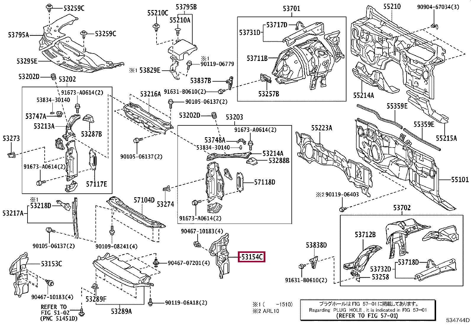 GUIDE, RADIATOR GRILLE SIDE AIR, LH GUIDE, RADIATOR GRILLE SIDE AIR, LH 5315430190