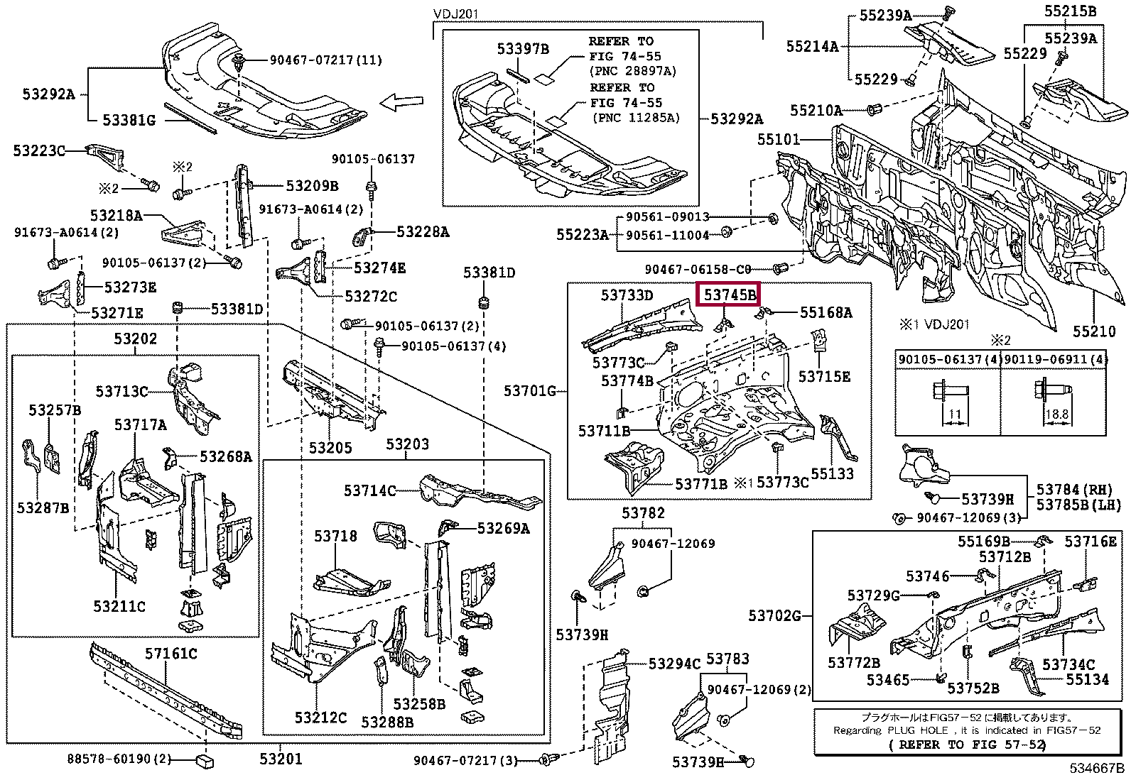 REINFORCEMENT, FRONT FENDER APRON, REAR LH REINFORCEMENT, FRONT FENDER APRON, REAR LH 5374560090