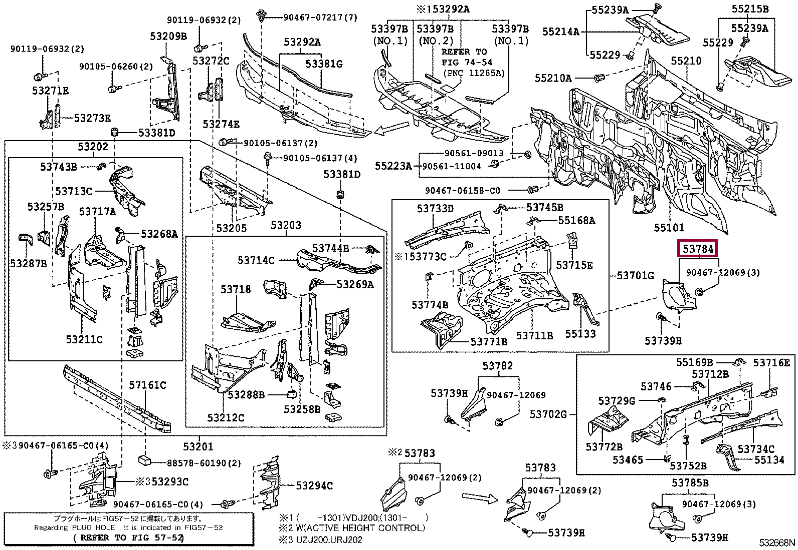 PACKING, FRONT FENDER APRON TRIM, C PACKING, FRONT FENDER APRON TRIM, C 5378360080