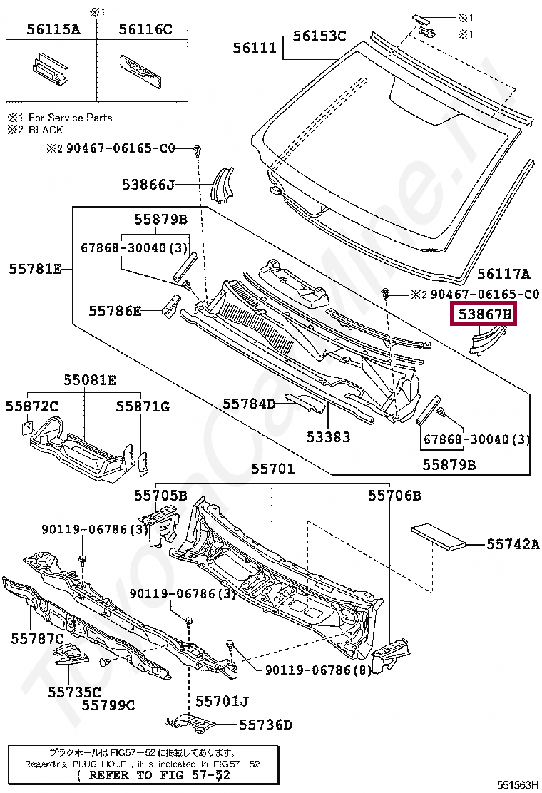 УПЛОТНИТЕЛЬНАЯ НАКЛАДКА ЛЕВАЯ УПЛОТНИТЕЛЬНАЯ НАКЛАДКА ЛЕВАЯ 5386742012