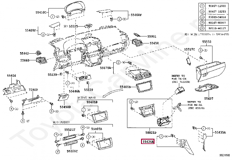 PANEL, INSTRUMENT PANEL FINISH, END LH PANEL, INSTRUMENT PANEL FINISH, END LH 5543605010C0