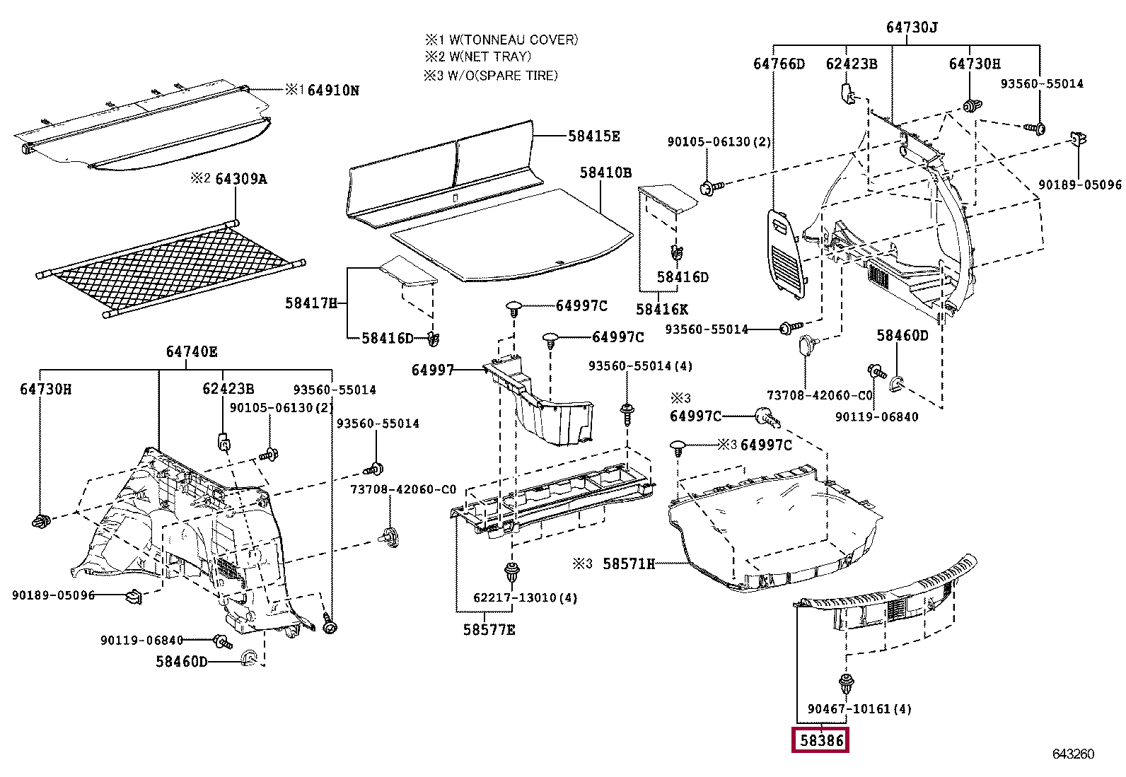 PLATE, REAR FLOOR FINISH PLATE, REAR FLOOR FINISH 5838742120C0