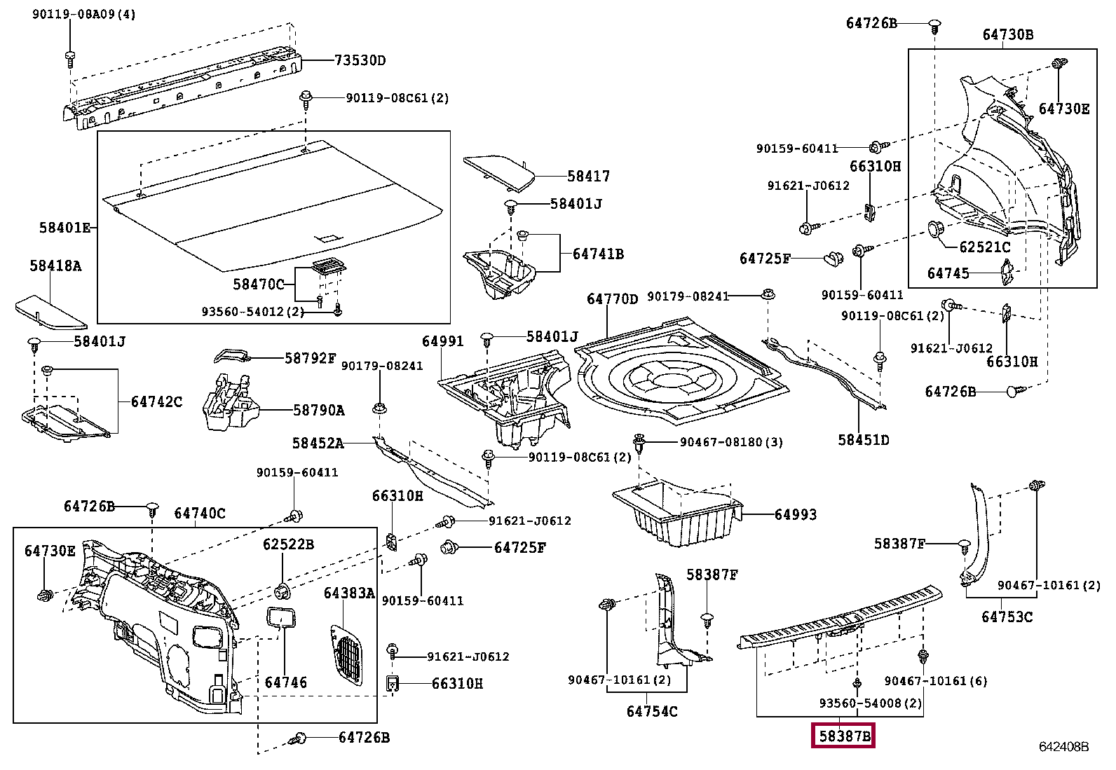 PLATE, REAR FLOOR FINISH PLATE, REAR FLOOR FINISH 5838748062B0