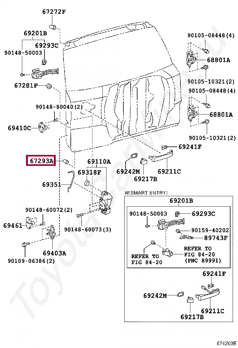 CUSHION, BACK DOOR STOPPER CUSHION, BACK DOOR STOPPER 6729360030
