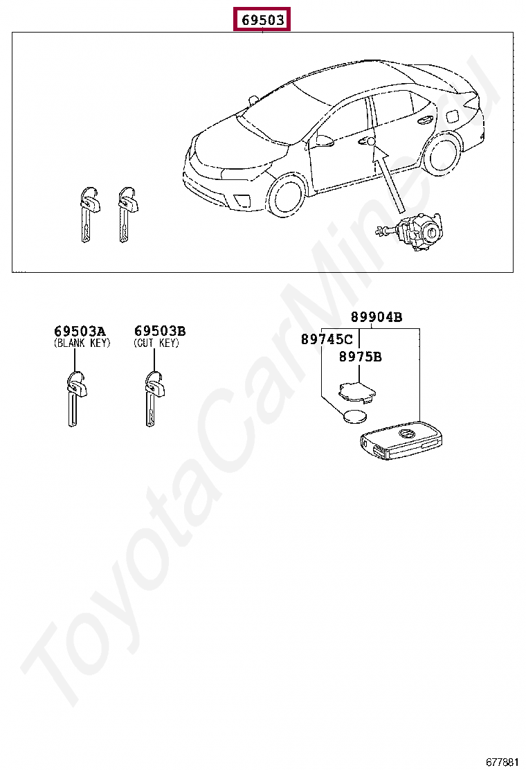 CYLINDER SET, LOCK CYLINDER SET, LOCK 6900502A80