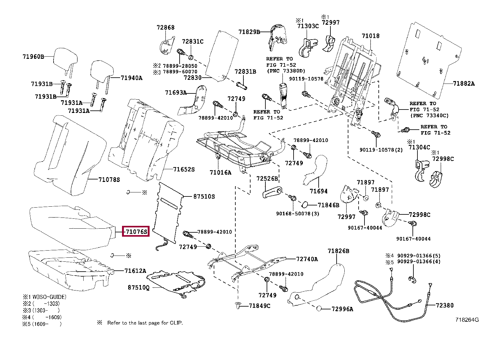 COVER, REAR SEAT CUSHION, LH (FOR SEPARATE TYPE) COVER, REAR SEAT CUSHION, LH (FOR SEPARATE TYPE) 710760R140C0