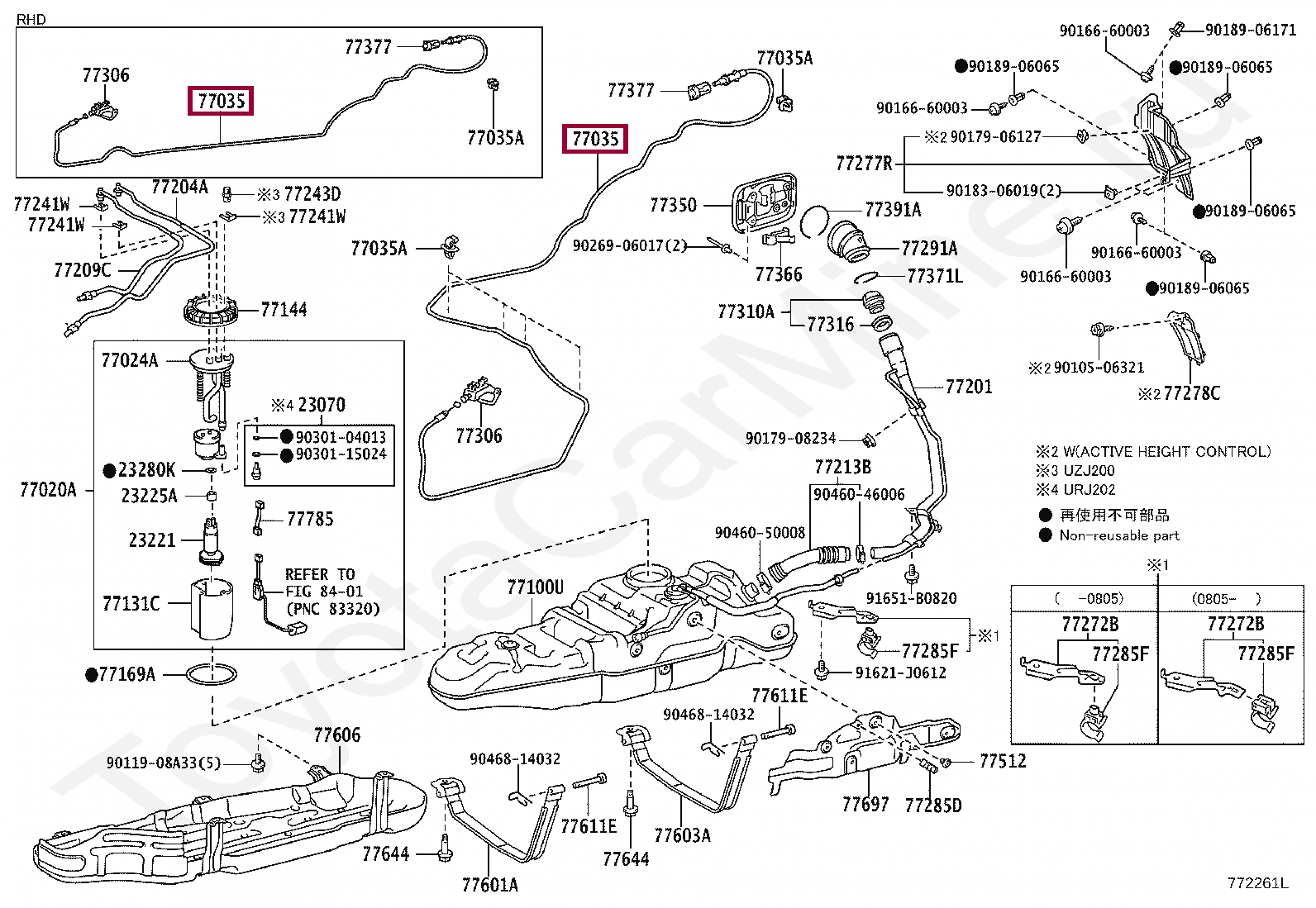 CABLE SUB-ASSY, FUEL LID LOCK CONTROL CABLE SUB-ASSY, FUEL LID LOCK CONTROL 7703560140