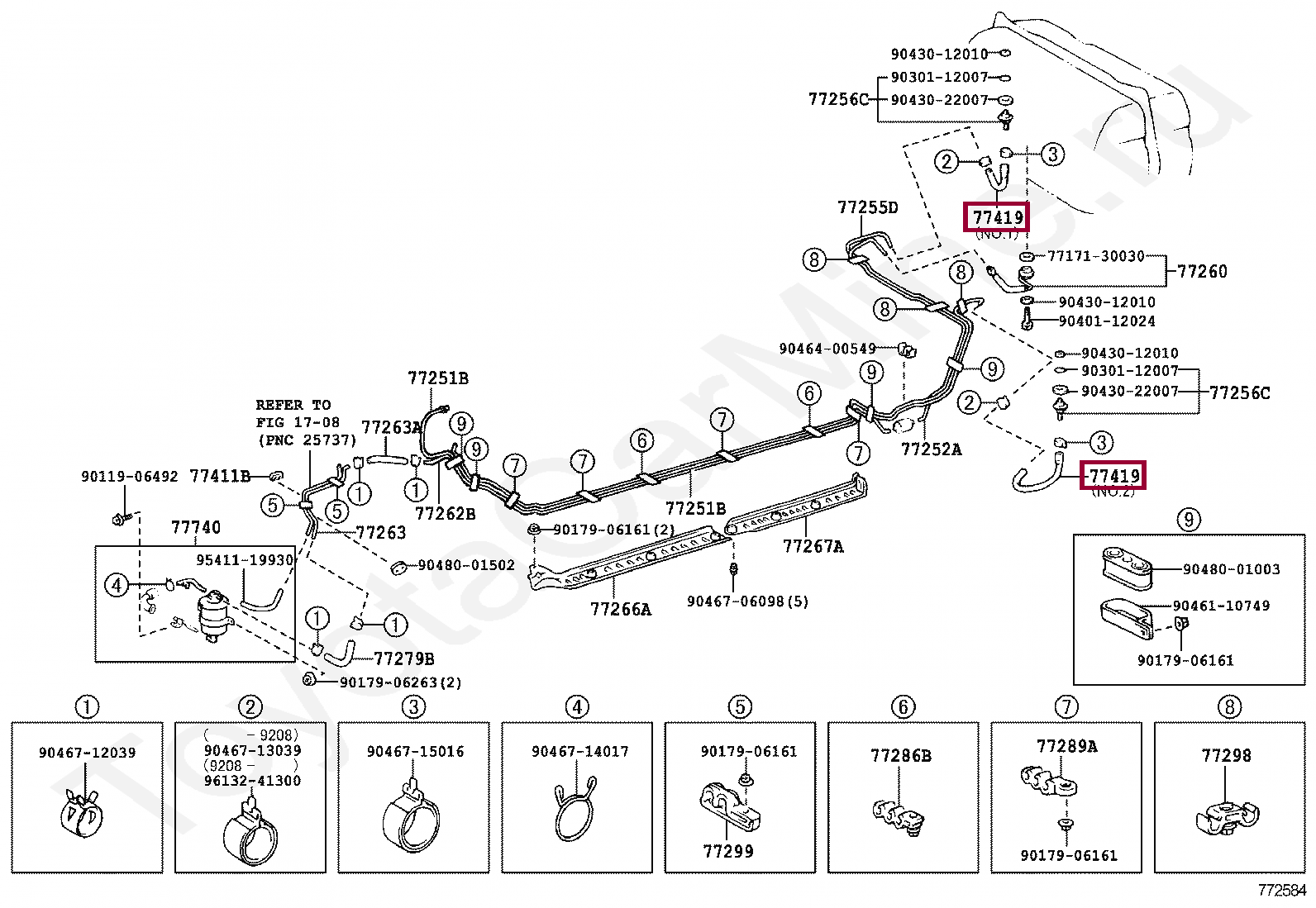 HOSE, FUEL, NO.3 HOSE, FUEL, NO.3 7724950010
