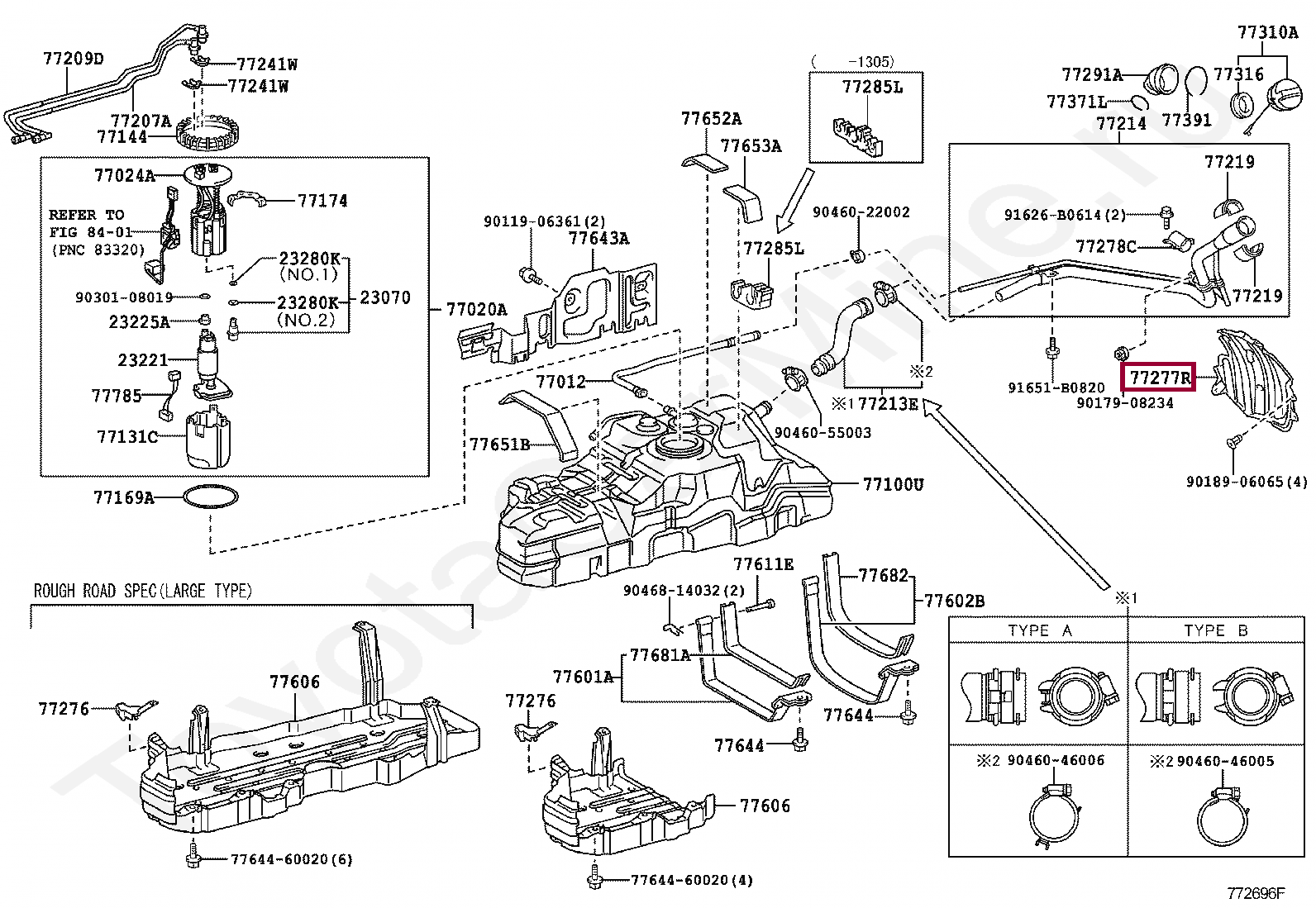 PROTECTOR, FUEL TANK FILLER PIPE PROTECTOR, FUEL TANK FILLER PIPE 7727760150