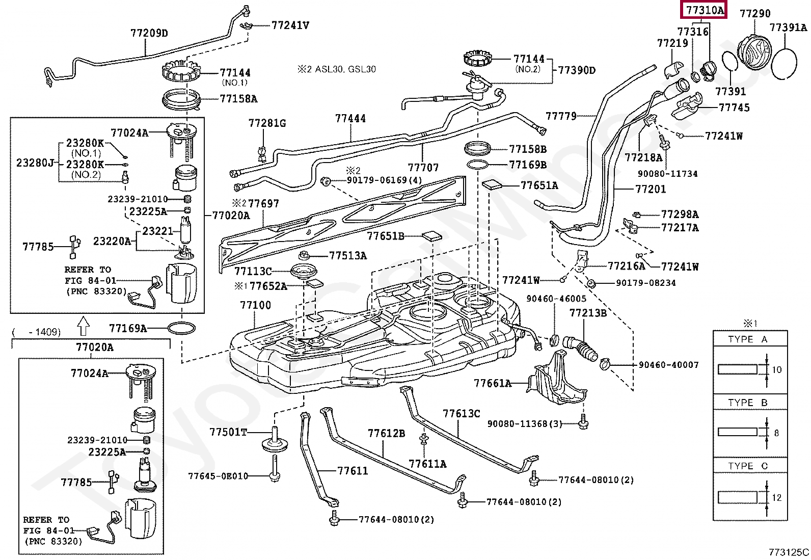 Крышка бензабака Крышка бензабака 7730052040