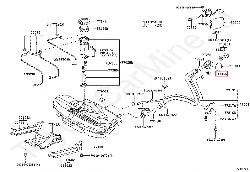 SPRING, FUEL FILLER OPENING LID HINGE SPRING, FUEL FILLER OPENING LID HINGE 7736005020