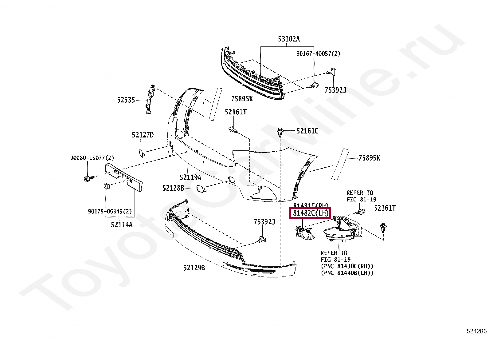 Защита ПТФ левая Защита ПТФ левая 814820E160