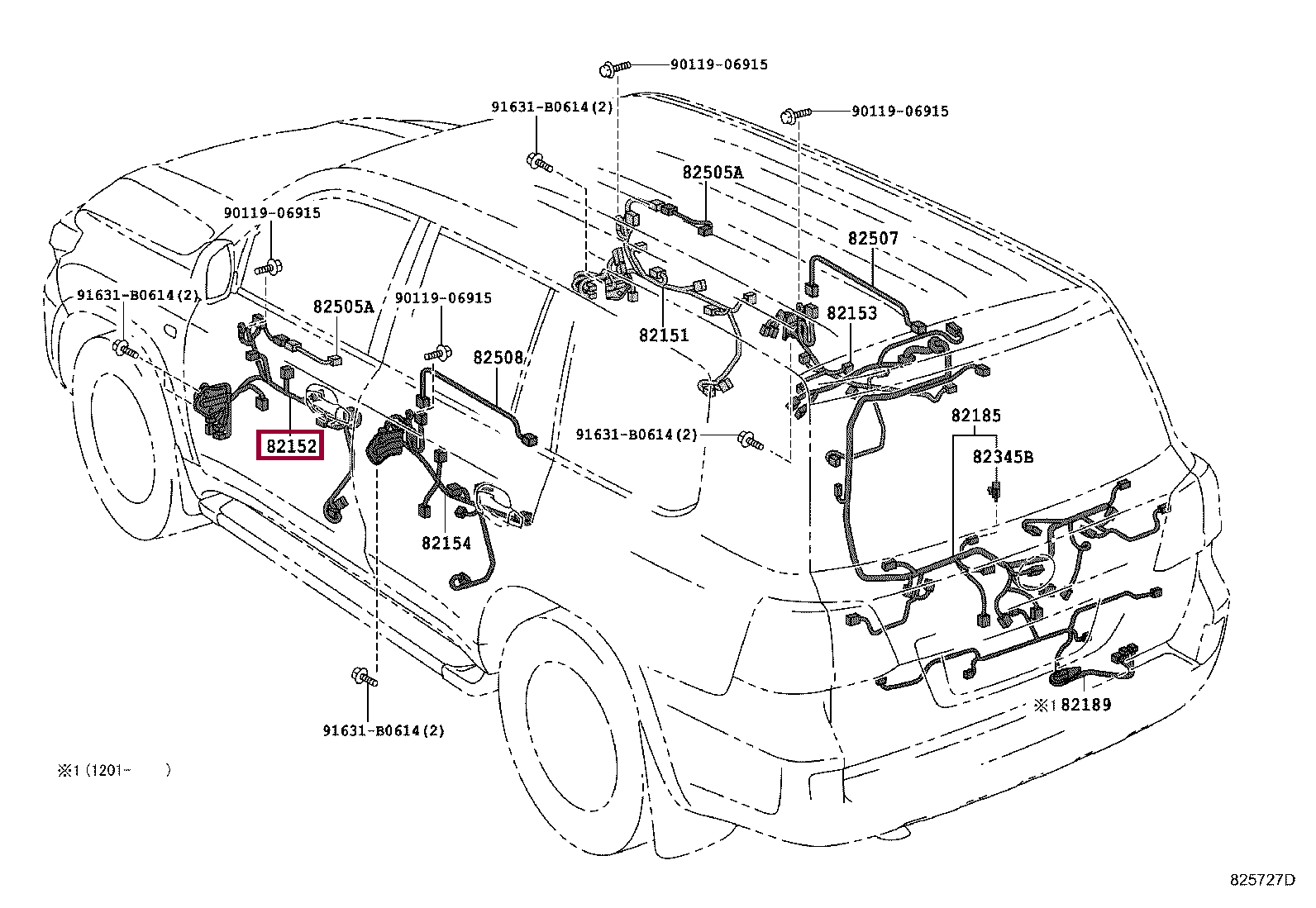 WIRE, FRONT DOOR, LH WIRE, FRONT DOOR, LH 8215260S40