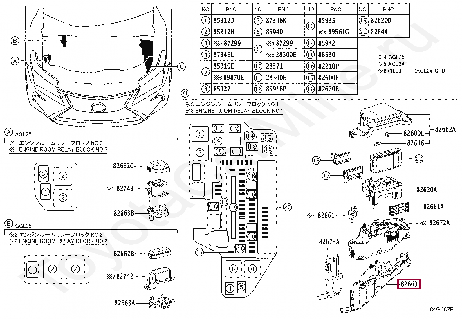 Корпус блока предохранителей Корпус блока предохранителей 8266348160
