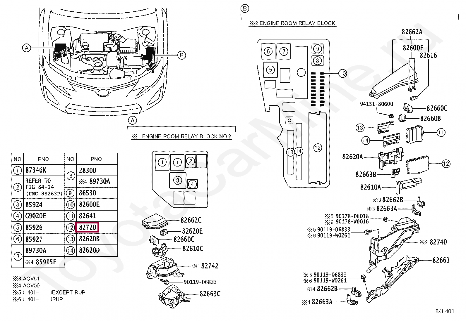 BLOCK ASSY, ENGINE ROOM JUNCTION BLOCK ASSY, ENGINE ROOM JUNCTION 8272033370