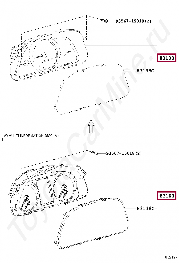 METER ASSY, COMBINATION METER ASSY, COMBINATION 8380042K33