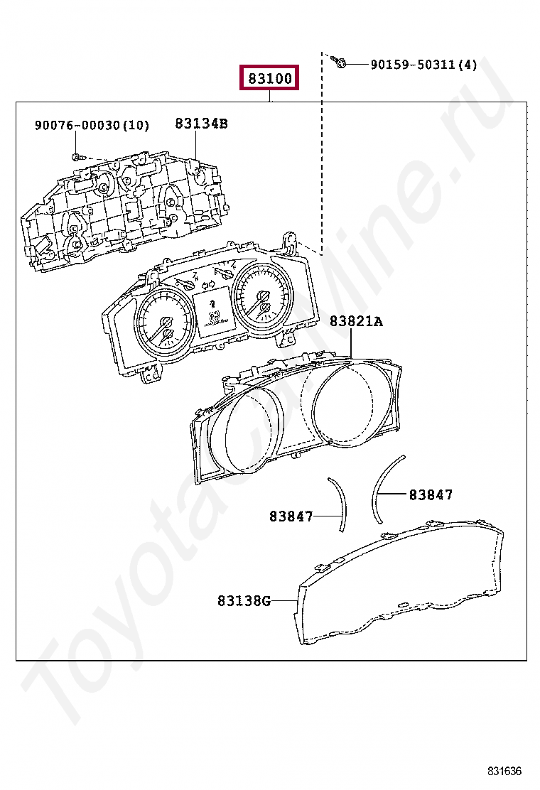 METER ASSY, COMBINATION METER ASSY, COMBINATION 8380060Z51