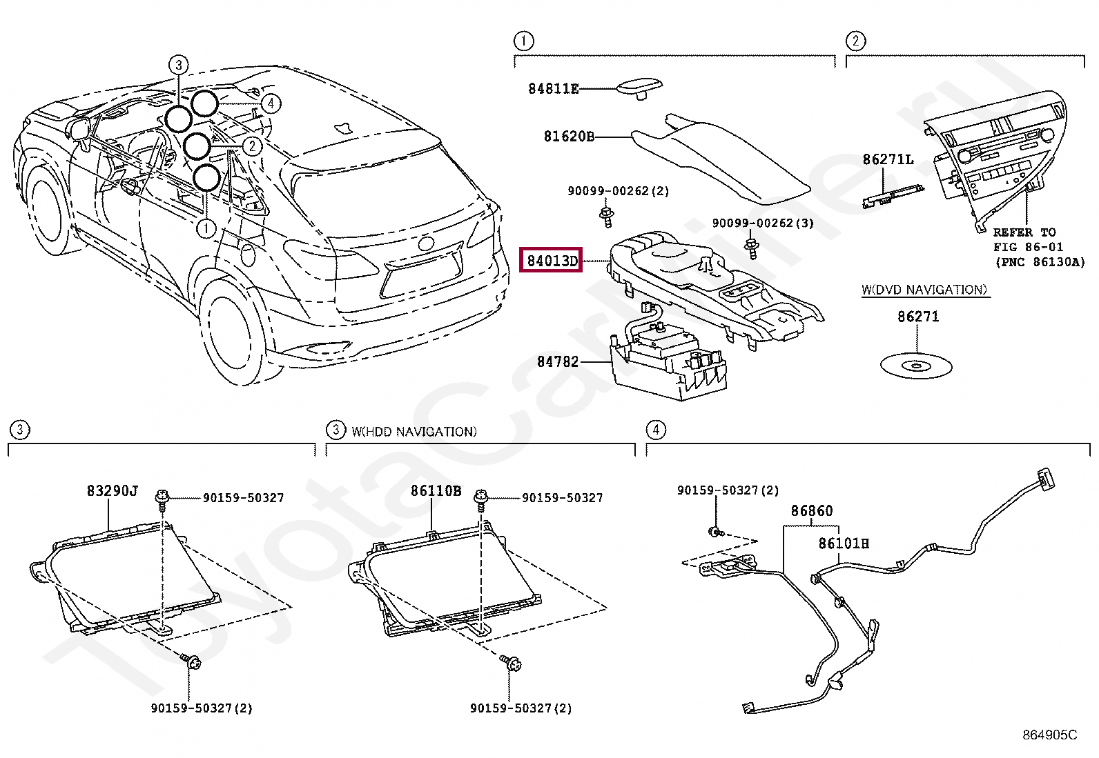 Запчасти Тойота: PANEL SUB-ASSY, INTEGRATION (8401348070C0)