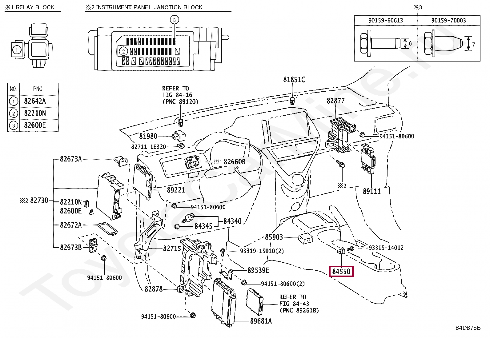 SWITCH ASSY, PARKING BRAKE SWITCH ASSY, PARKING BRAKE 8455033010