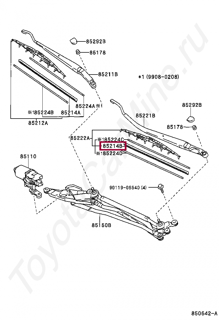 Резинка дворника Резинка дворника 8521444140