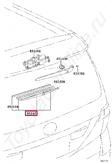 Дворник стеклоочист. Дворник стеклоочист. 8524258030