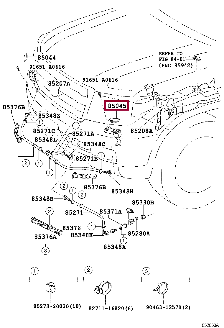 NOZZLE SUB-ASSY, TYPE1 H/LAMP WASHER, LH NOZZLE SUB-ASSY, TYPE1 H/LAMP WASHER, LH 8535460050A0