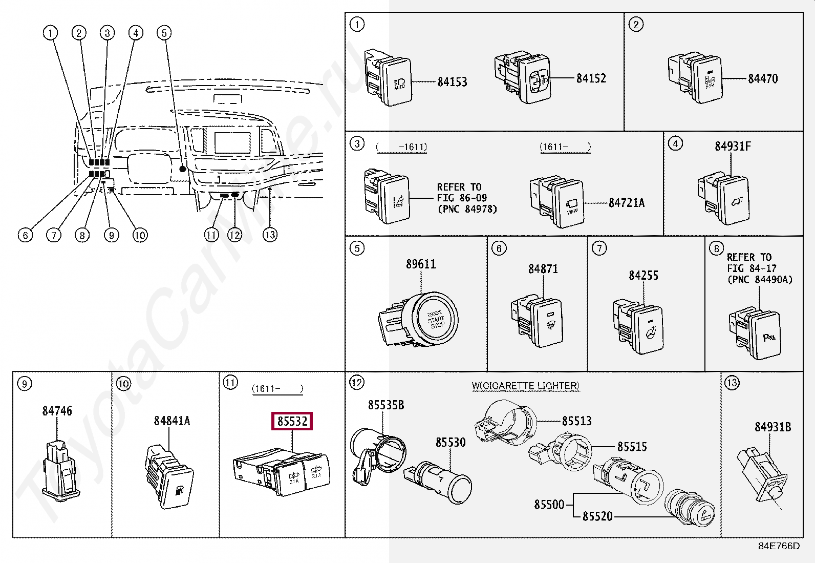 SOCKET, USB CHARGER SOCKET, USB CHARGER 8553206010