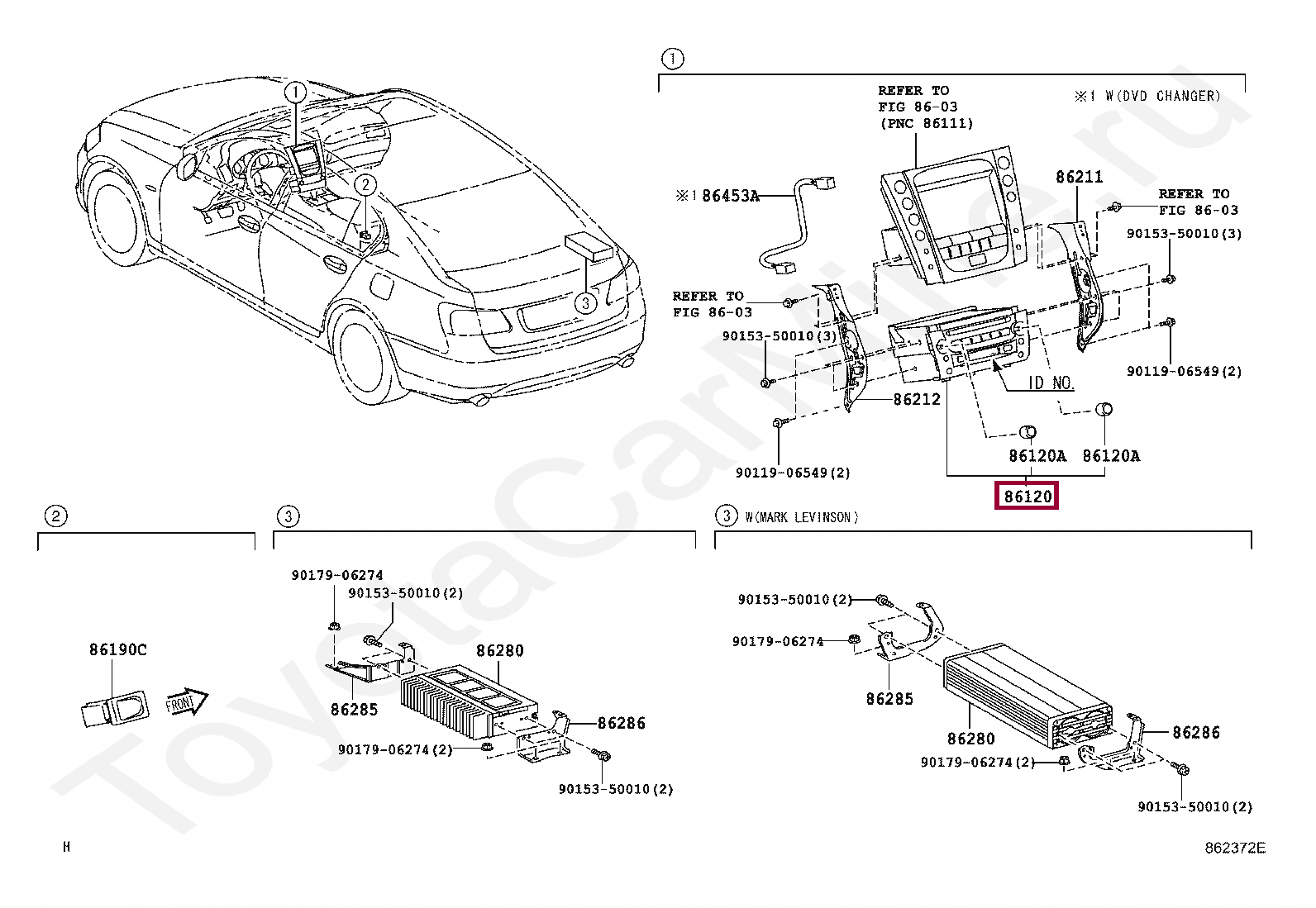 RECEIVER ASSY, RADIO RECEIVER ASSY, RADIO 8612030G60C0