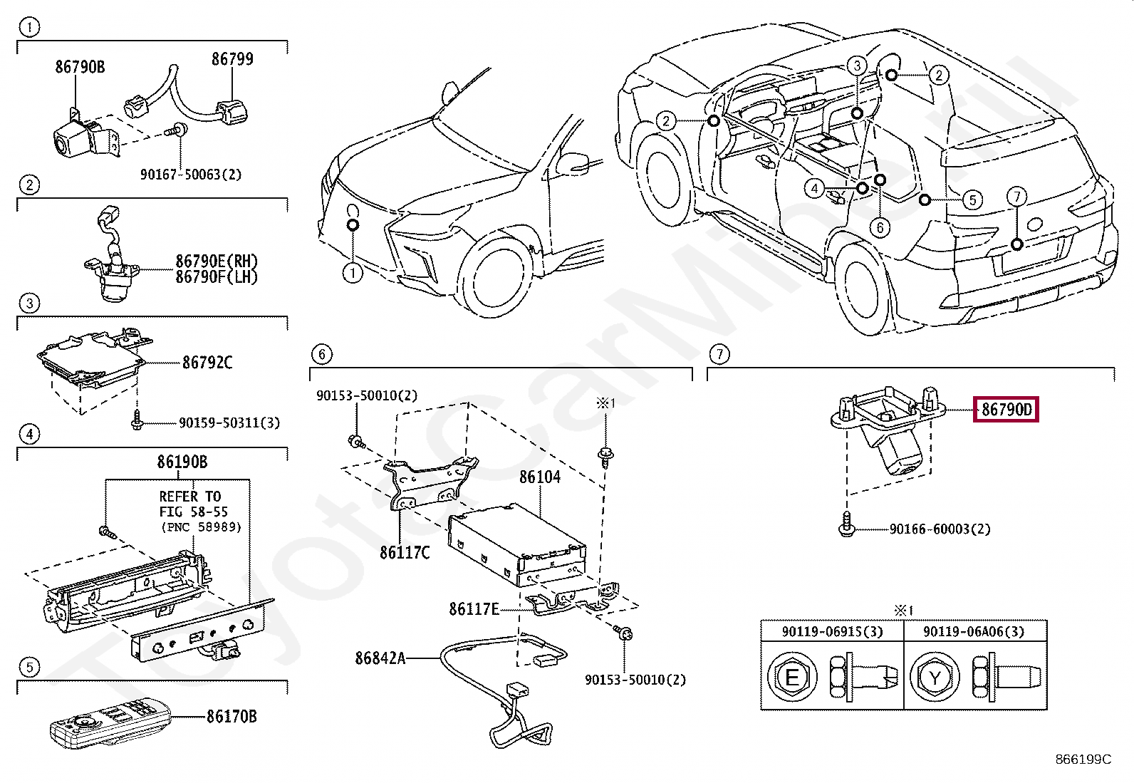 CAMERA ASSY, TELEVISION, RR CAMERA ASSY, TELEVISION, RR 867B060061