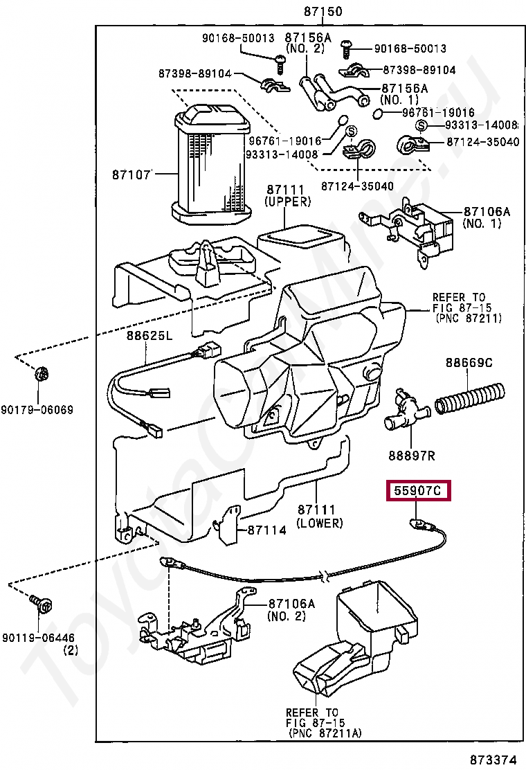 CABLE SUB-ASSY, WATER VALVE CONTROL CABLE SUB-ASSY, WATER VALVE CONTROL 8728635030