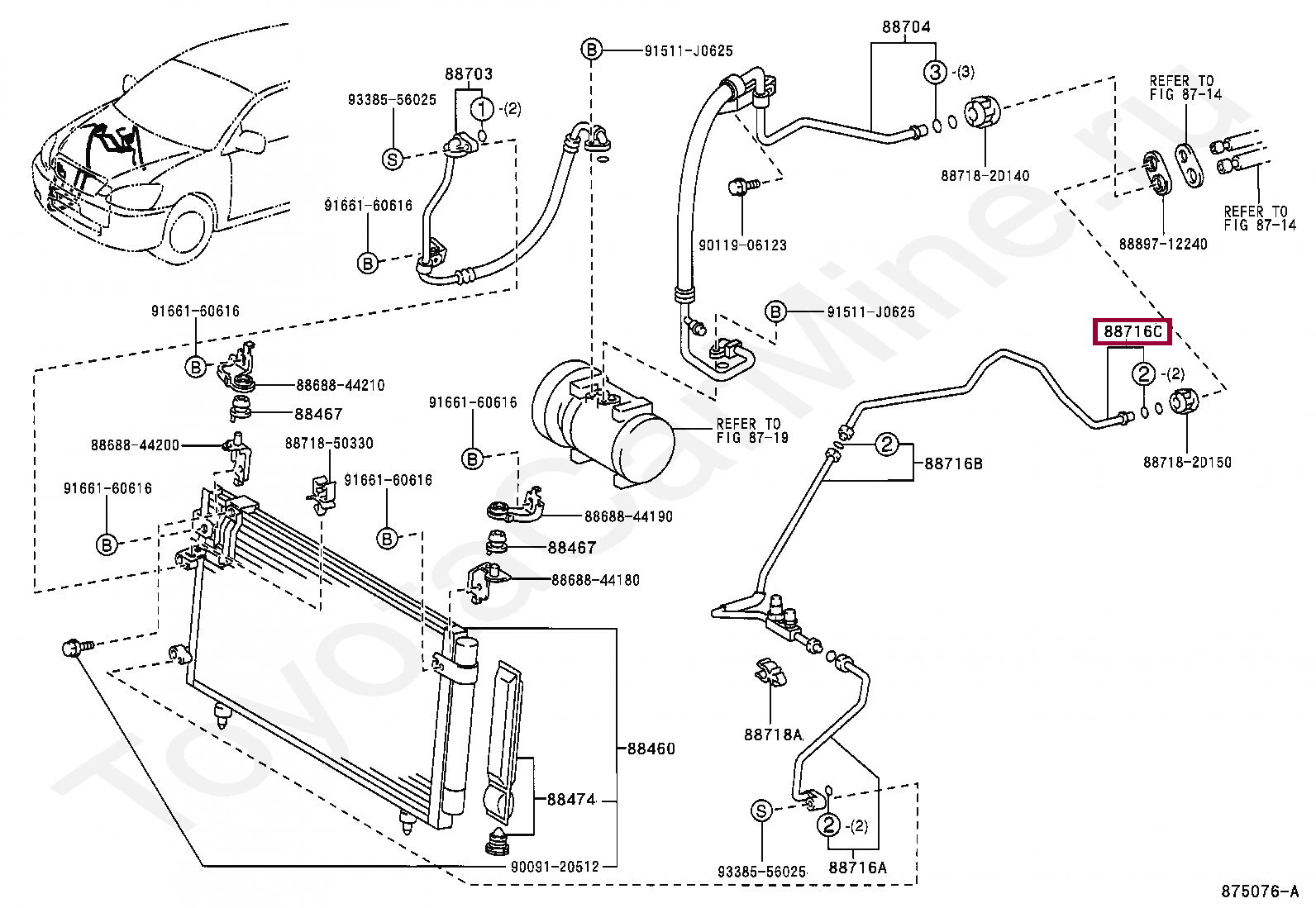 PIPE, COOLER REFRIGERANT LIQUID, C PIPE, COOLER REFRIGERANT LIQUID, C 8871044551
