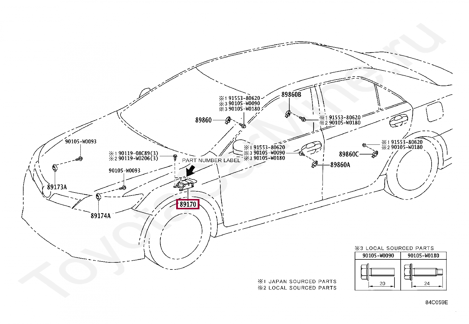 SENSOR ASSY, AIR BAG SENSOR ASSY, AIR BAG 8917033630