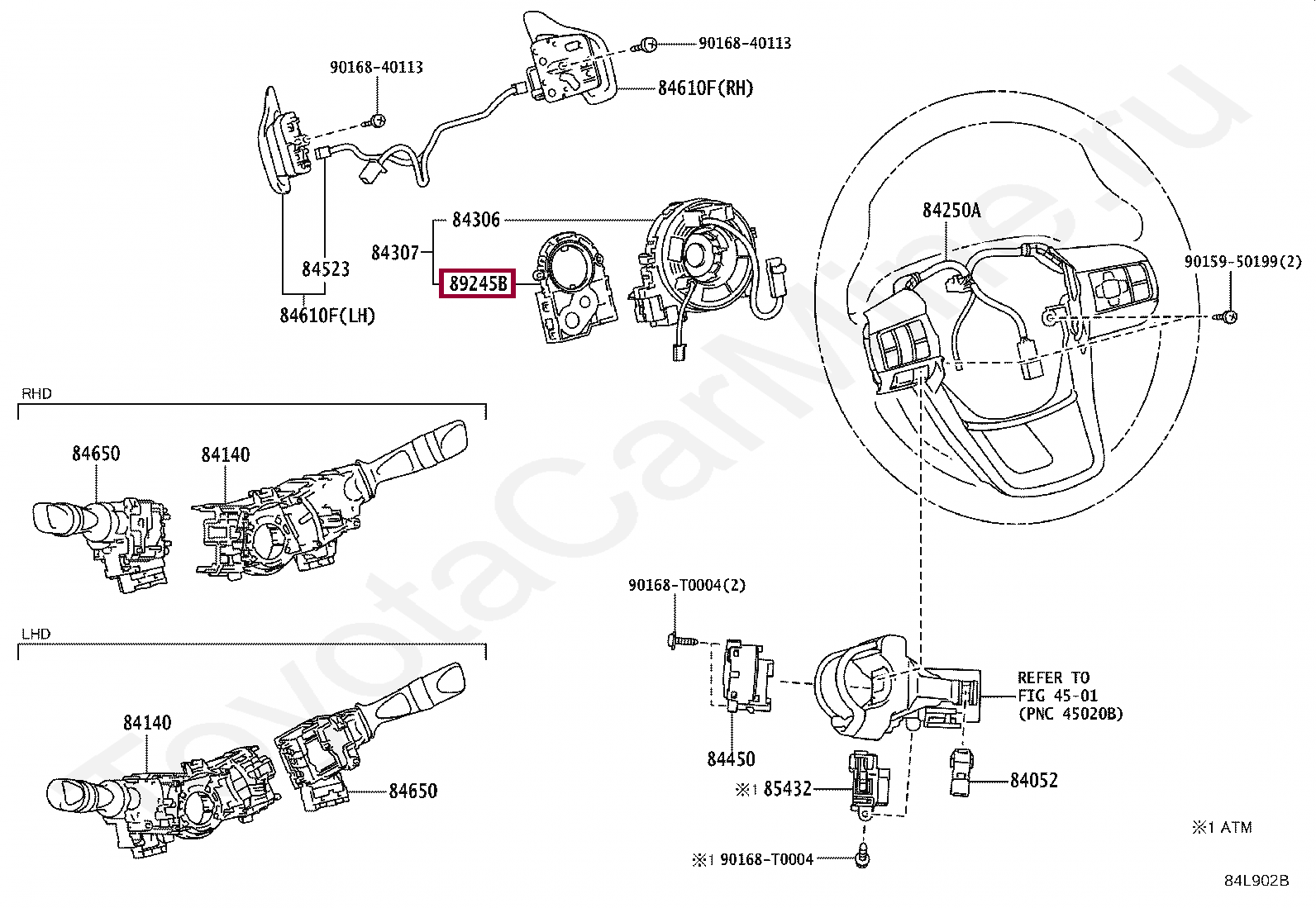 SENSOR, STEERING SENSOR, STEERING 8924B0D020