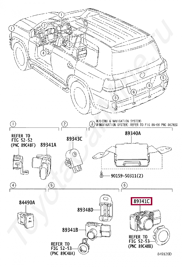 SENSOR, ULTRASONIC, NO.3 SENSOR, ULTRASONIC, NO.3 8934128451B3