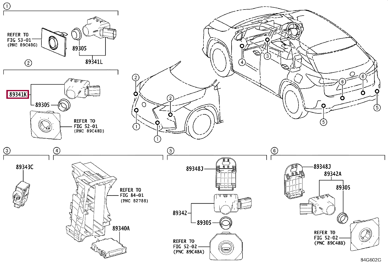 SENSOR, ULTRASONIC, REAR CENTER SENSOR, ULTRASONIC, REAR CENTER 8934148040D0