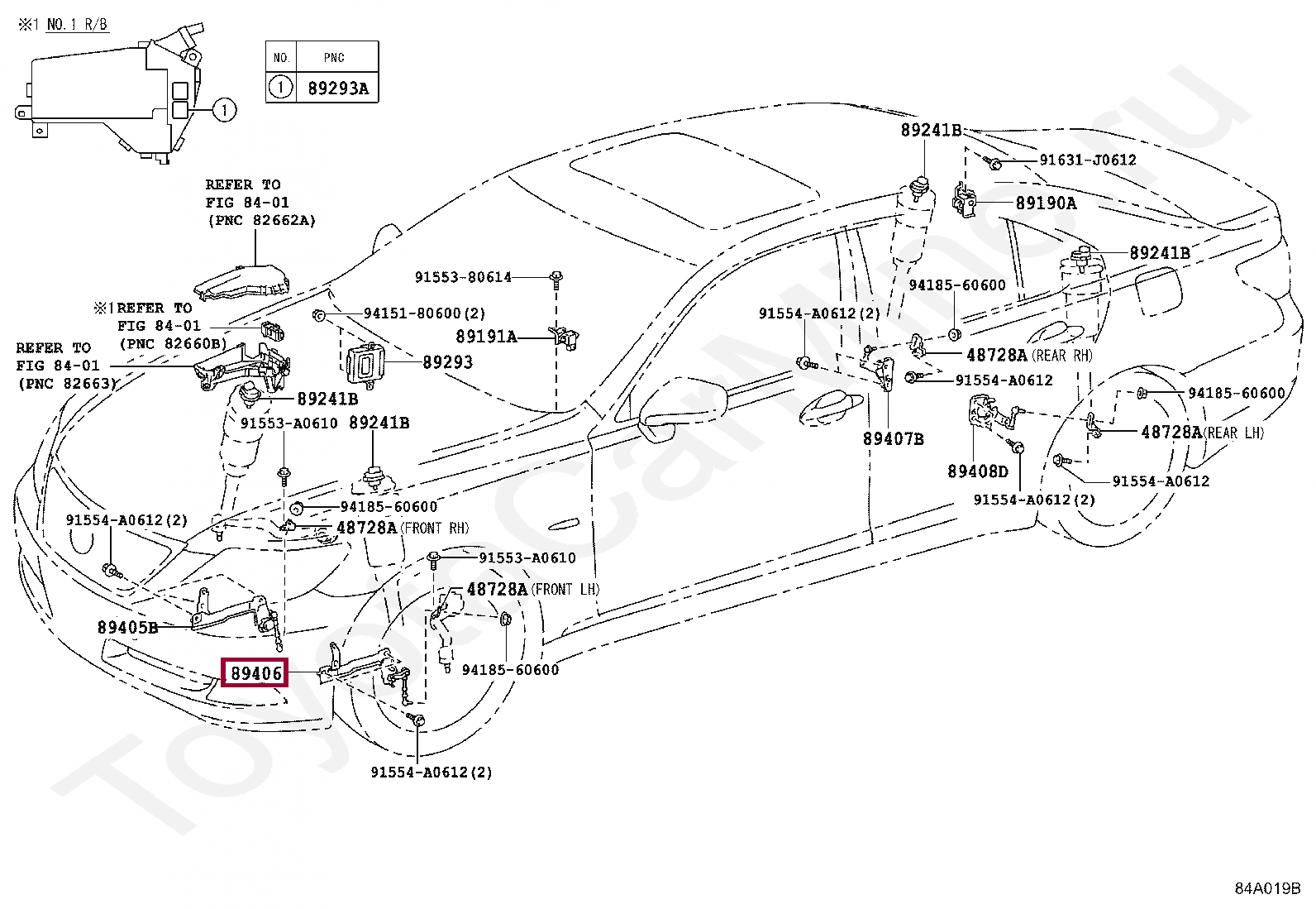 SENSOR SUB-ASSY, HEIGHT CONTROL, FRONT LH SENSOR SUB-ASSY, HEIGHT CONTROL, FRONT LH 8940650130