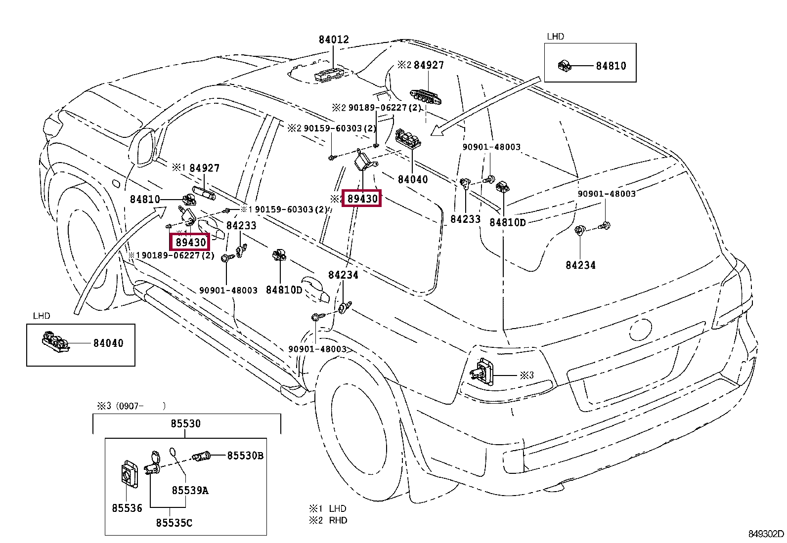 COMPUTER ASSY, OUTER MIRROR CONTROL COMPUTER ASSY, OUTER MIRROR CONTROL 8943060130