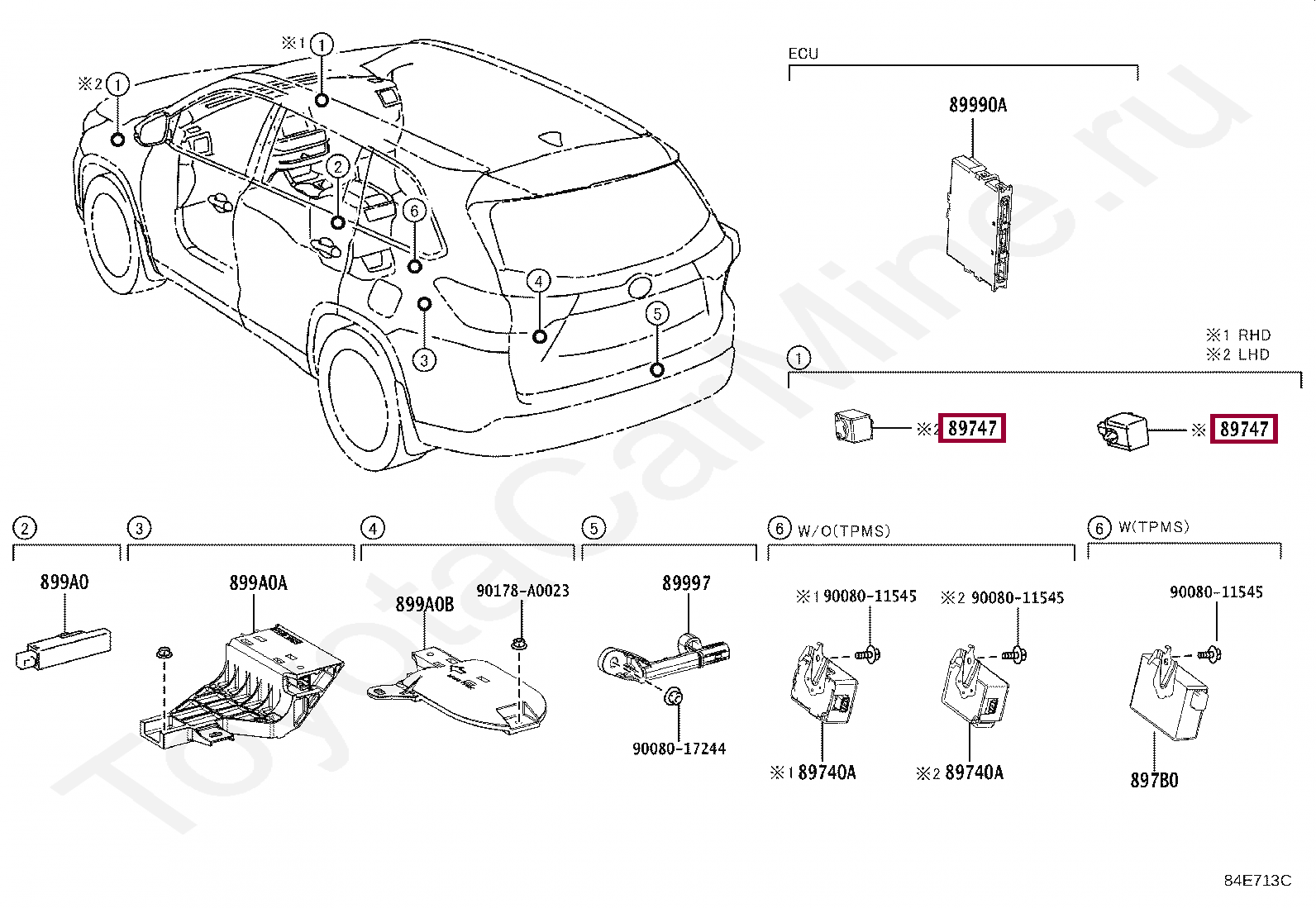 BUZZER, POWER BACK DOOR WARNING BUZZER, POWER BACK DOOR WARNING 897470R020