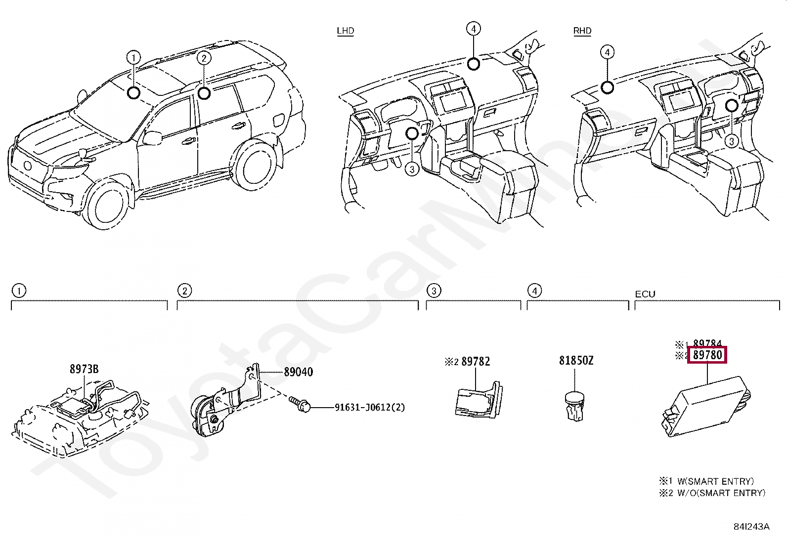 COMPUTER ASSY, TRANSPONDER KEY COMPUTER ASSY, TRANSPONDER KEY 8978060461