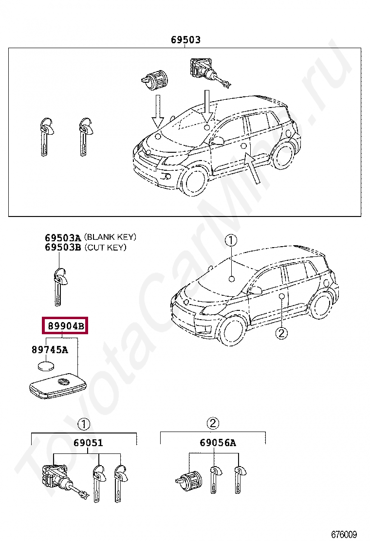 TRANSMITTER SUB-ASSY, ELECTRICAL KEY TRANSMITTER SUB-ASSY, ELECTRICAL KEY 8990412170