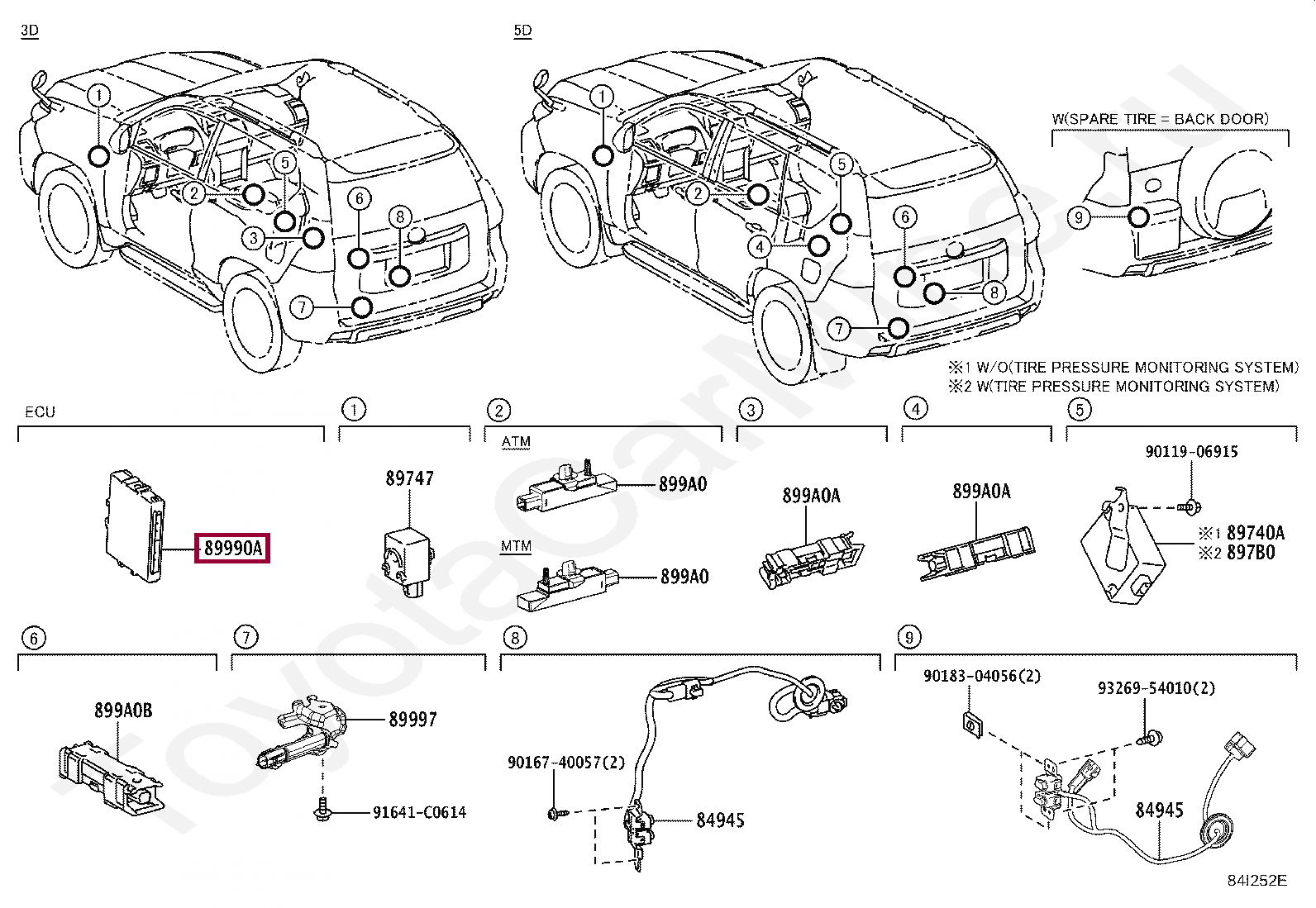 COMPUTER ASSY, SMART KEY COMPUTER ASSY, SMART KEY 8999060430