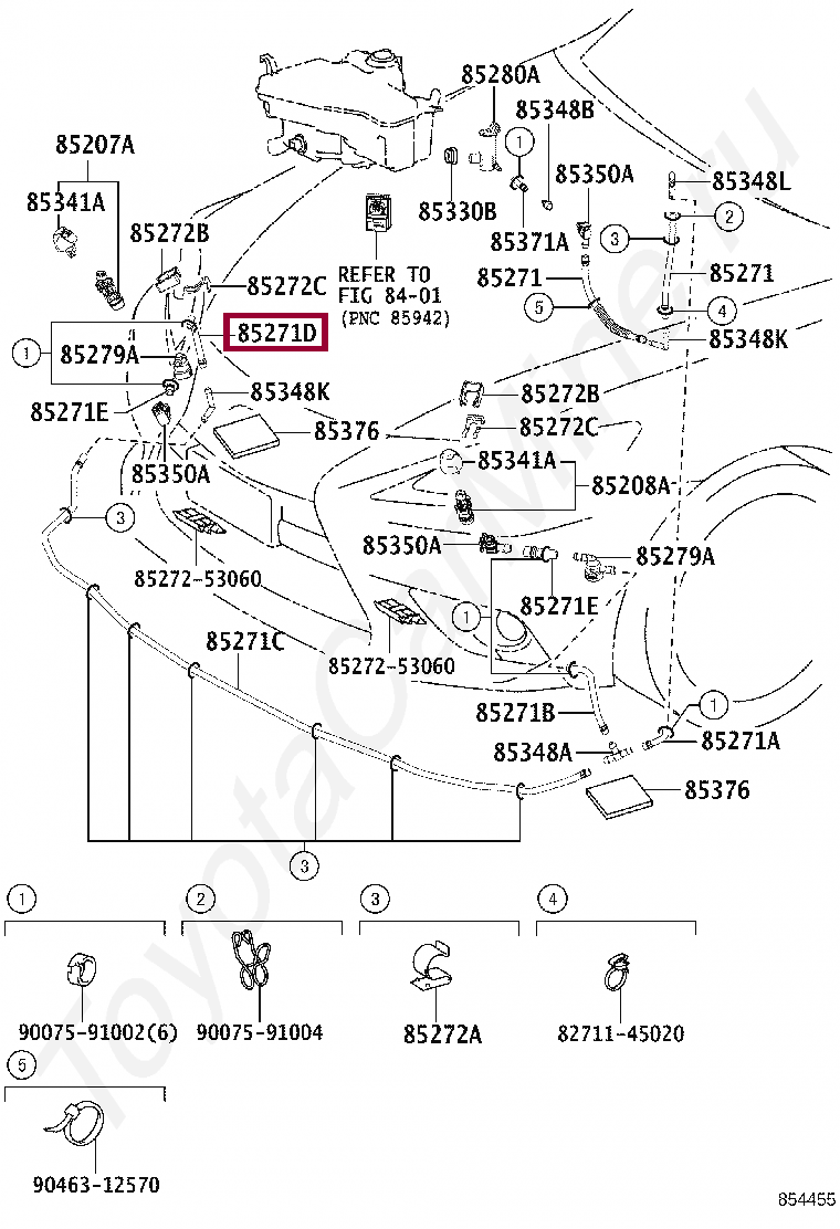 Трубка омывателей форсунок Трубка омывателей форсунок 9007515092