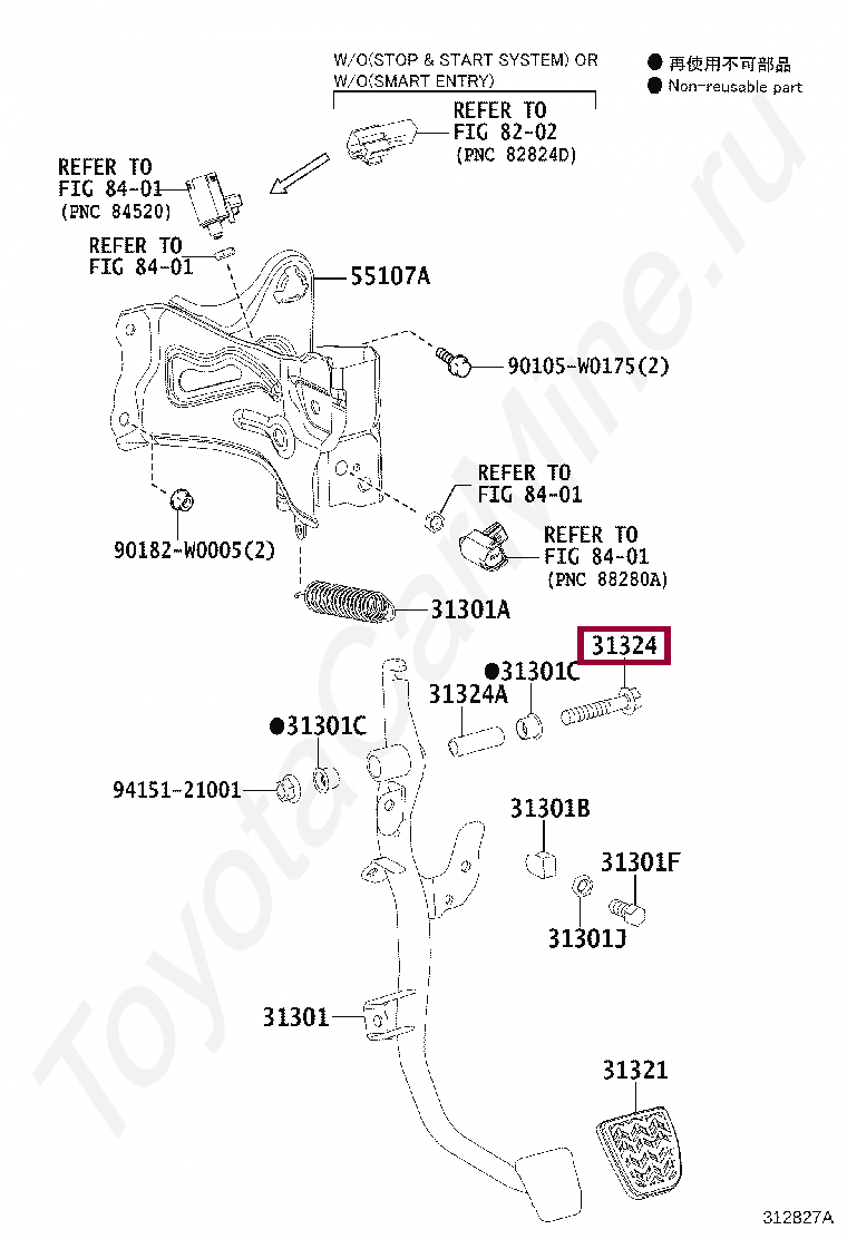 SHAFT, BRAKE PEDAL SHAFT, BRAKE PEDAL 9010510444