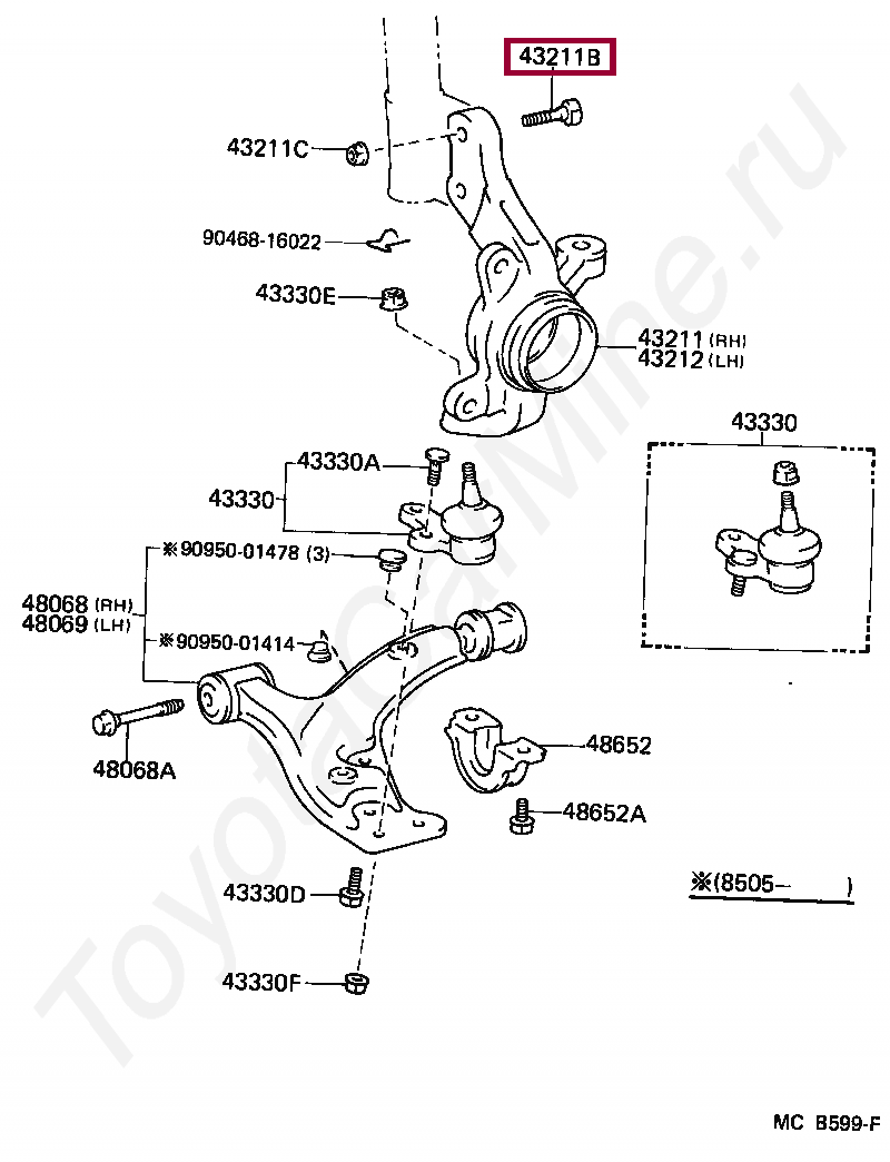 BOLT (FOR ABSORBER SETTING) BOLT (FOR ABSORBER SETTING) 9010512263