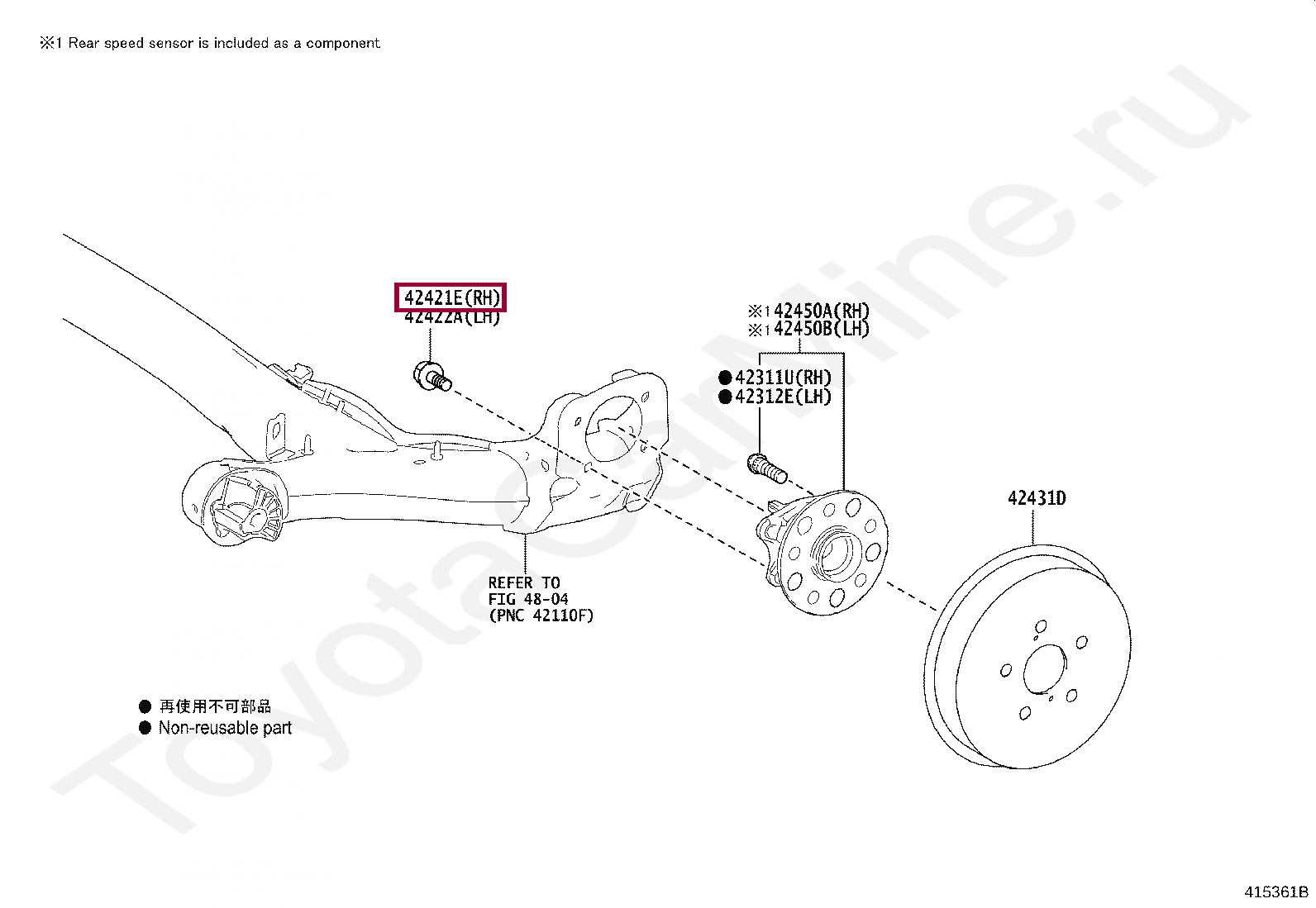 BOLT (FOR REAR AXLE BEARING CASE LH) BOLT (FOR REAR AXLE BEARING CASE LH) 9010512406