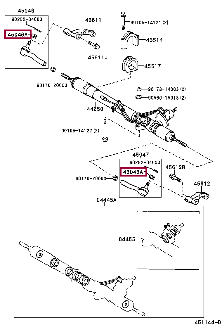 NUT, CASTLE(FOR TIE ROD END) NUT, CASTLE(FOR TIE ROD END) 9017116006