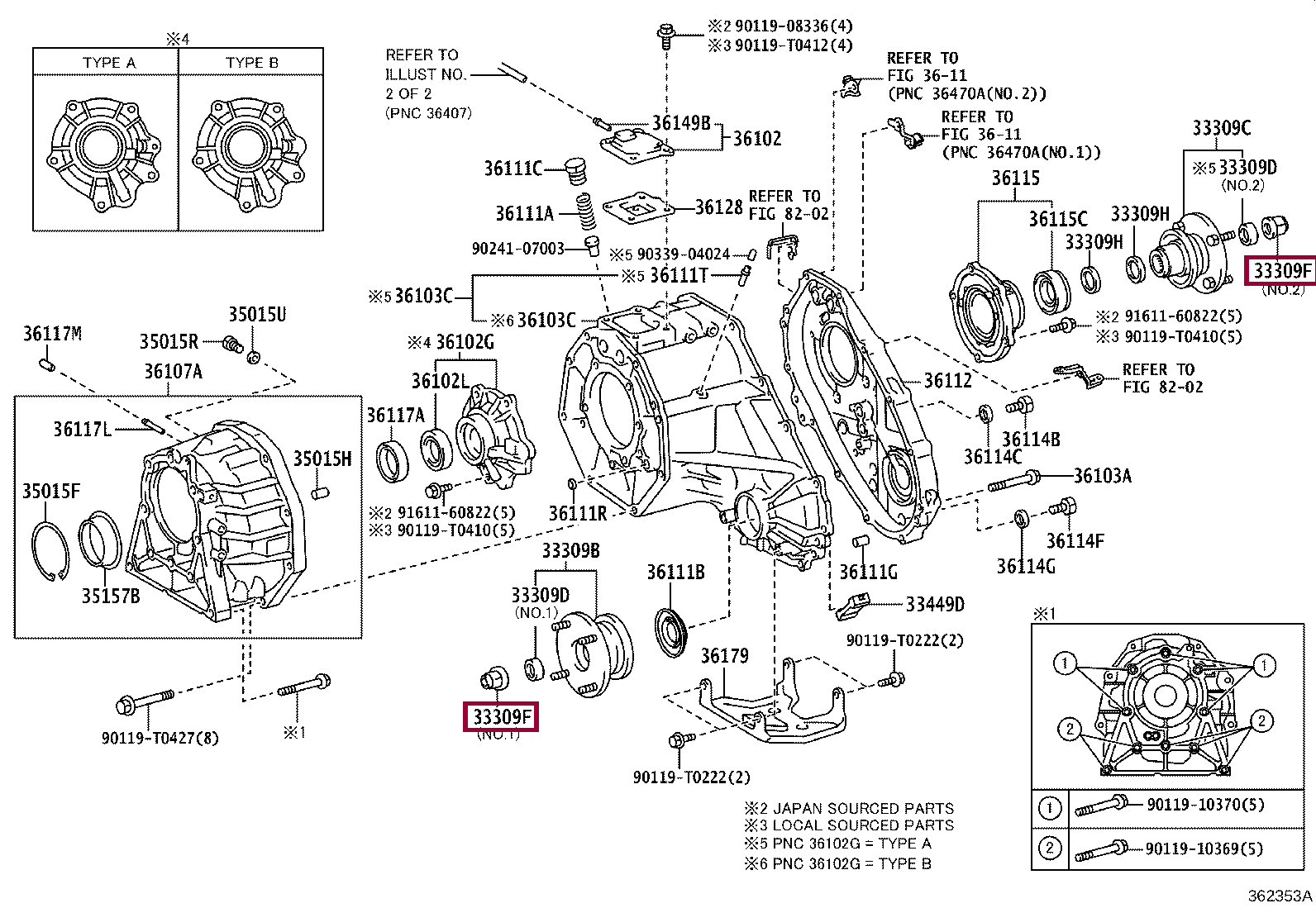 Запчасти Тойота: Гайка (9017924011)