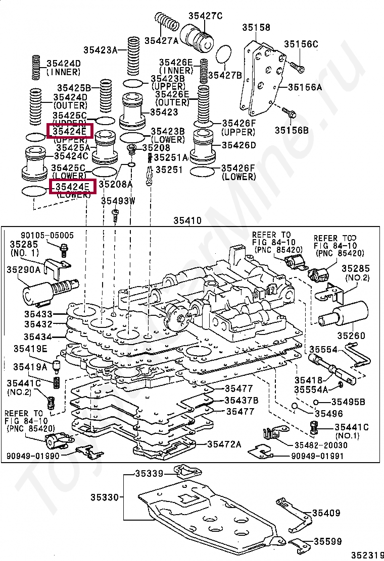RING, O (FOR C-1 ACCUMULATOR PISTON) RING, O (FOR C-1 ACCUMULATOR PISTON) 9030123010